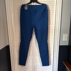 Blue Dress Stretch Pants